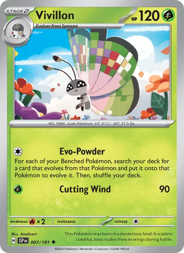 Vivillon #007 – Surging Sparks card