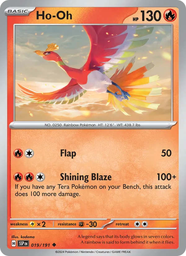 Ho-Oh #019 – Surging Sparks card