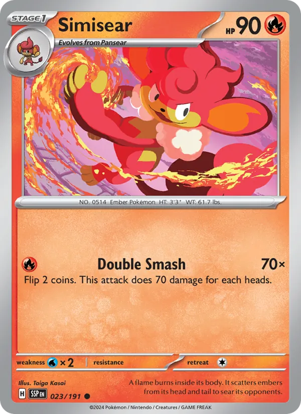 Simisear #023 – Surging Sparks card
