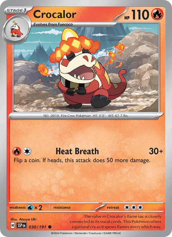 Crocalor #030 – Surging Sparks card