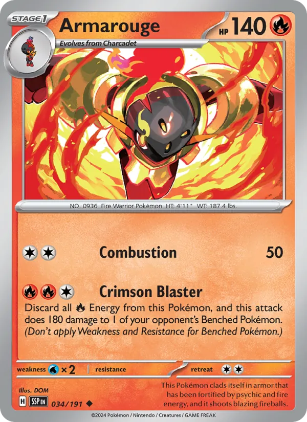 Armarouge #034 – Surging Sparks card