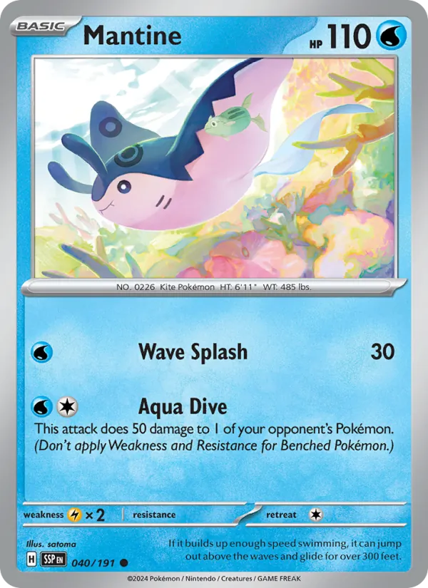 Mantine #040 – Surging Sparks card