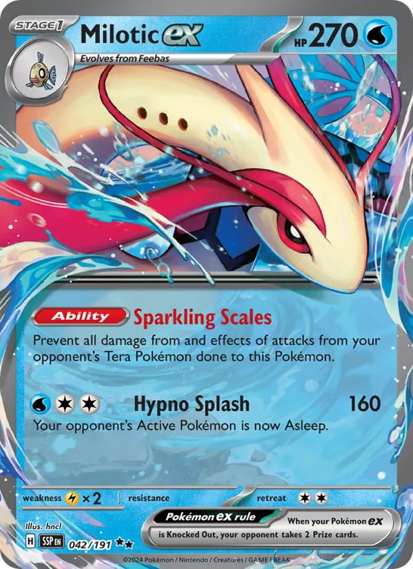 Milotic ex #042 – Surging Sparks card