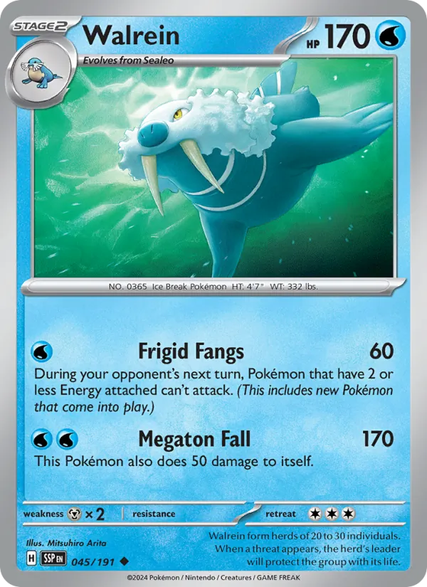 Walrein #045 – Surging Sparks card