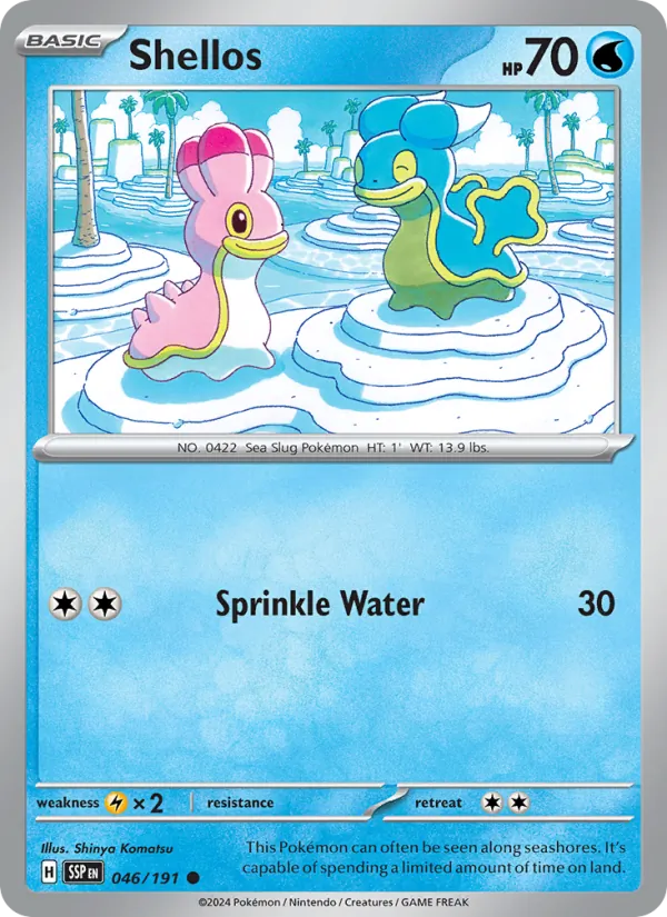 Shellos #046 – Surging Sparks card