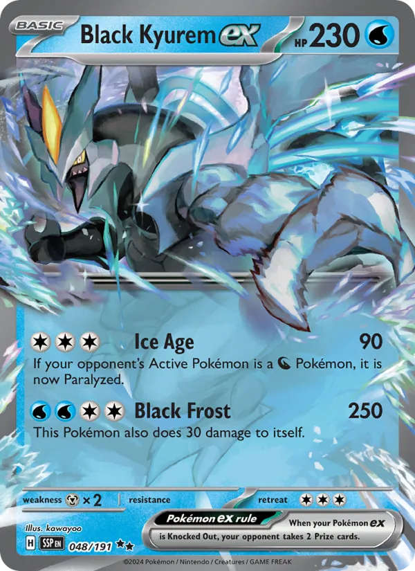 Black Kyurem ex #048 – Surging Sparks card