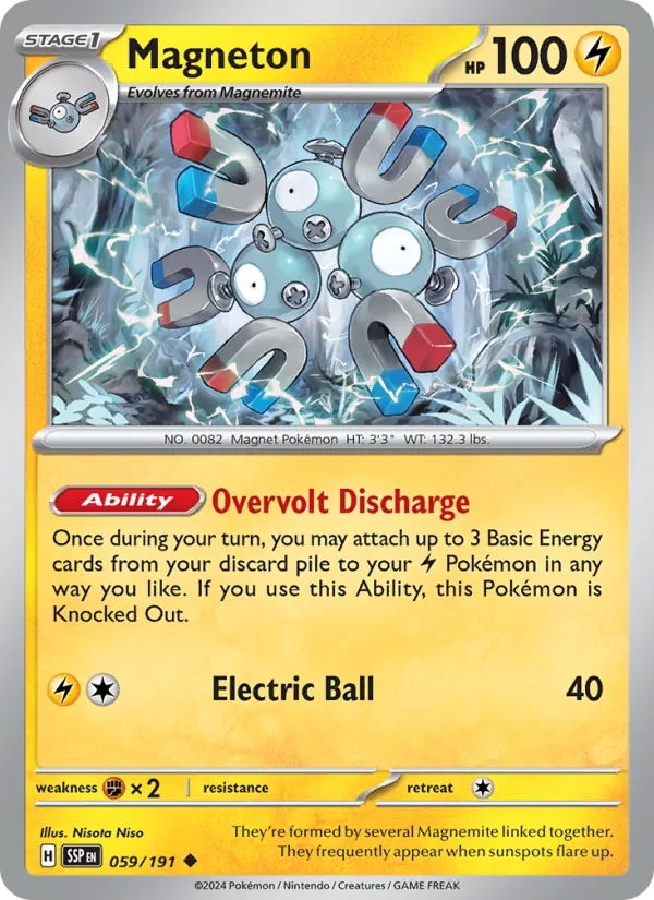 Magneton #059 – Surging Sparks card