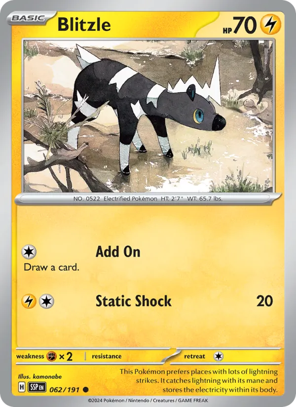 Blitzle #062 – Surging Sparks card