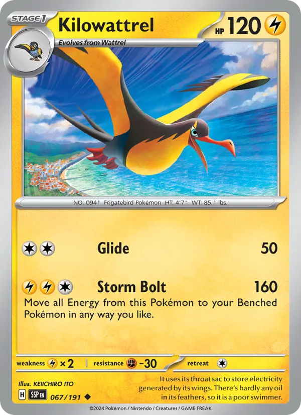 Kilowattrel #067 – Surging Sparks card