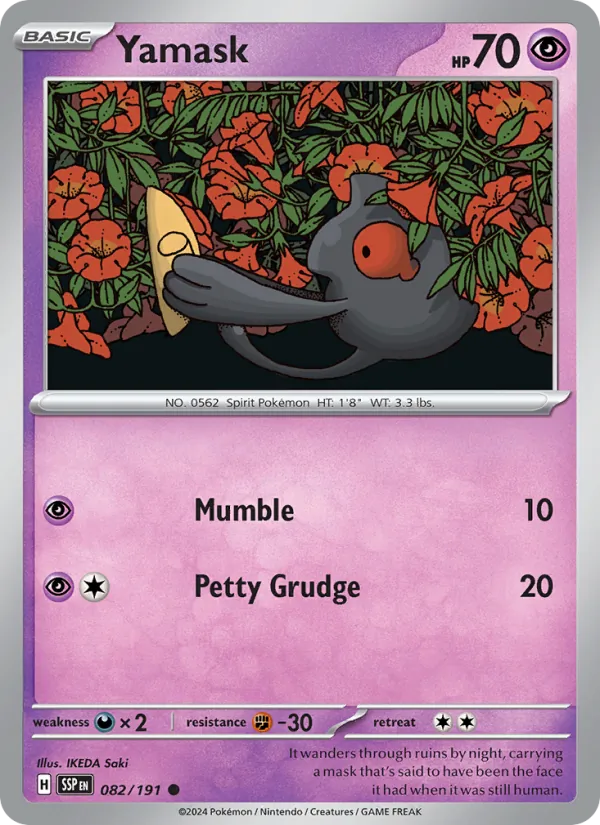 Yamask #082 – Surging Sparks card
