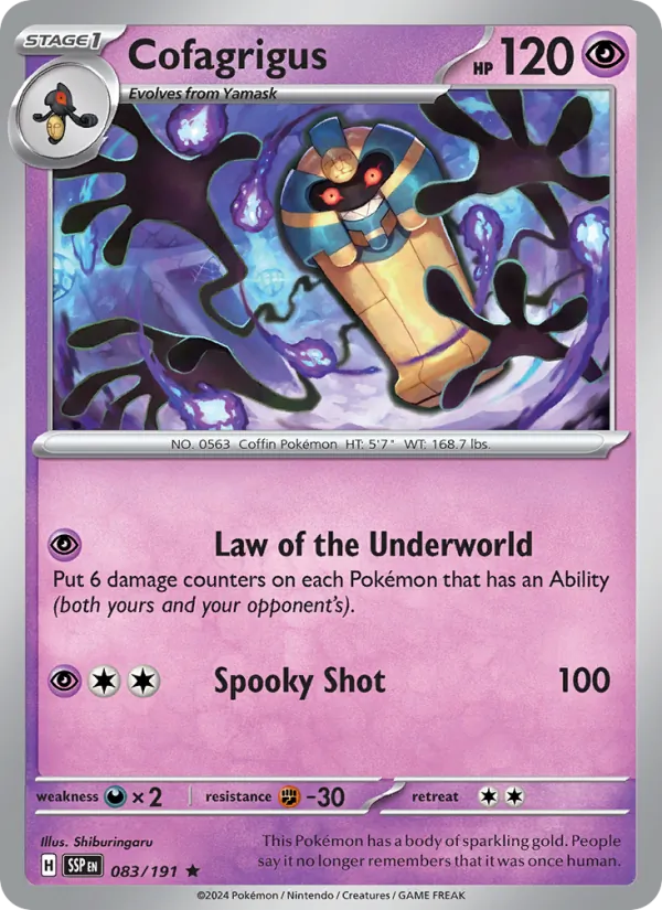 Cofagrigus #083 – Surging Sparks card