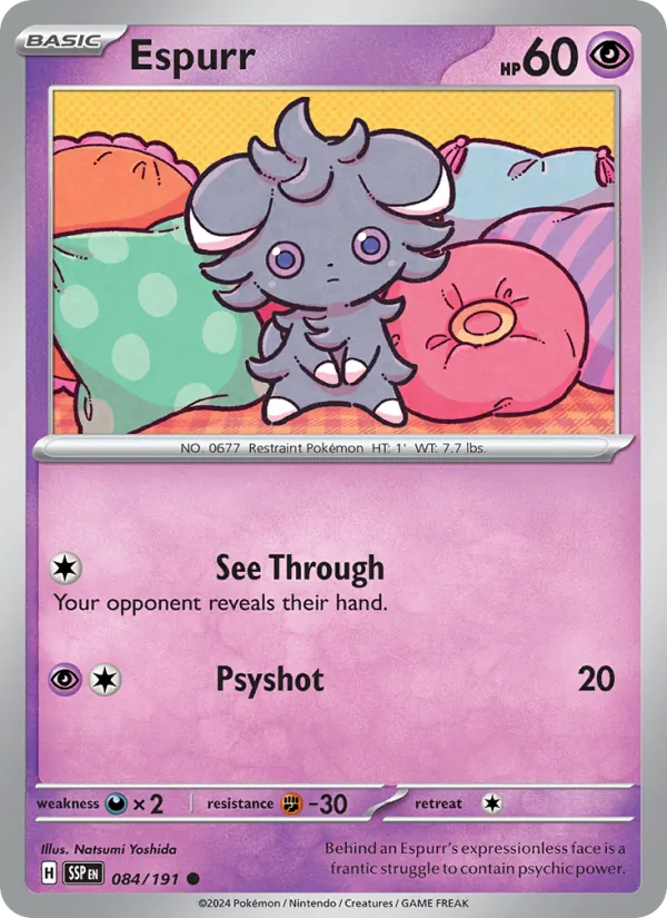 Espurr #084 – Surging Sparks card