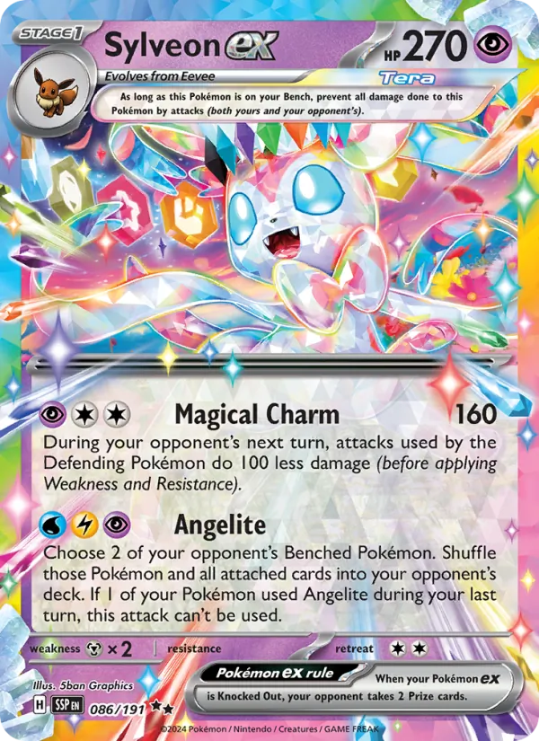 Sylveon ex #086 – Surging Sparks card