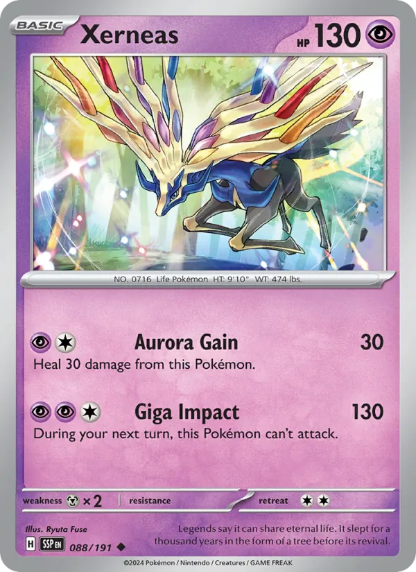 Xerneas #088 – Surging Sparks card