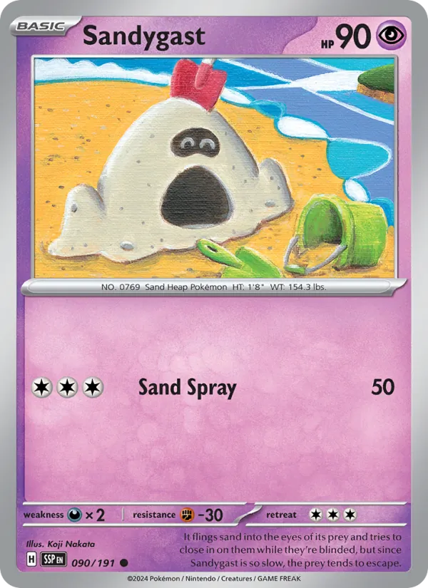 Sandygast #090 – Surging Sparks card