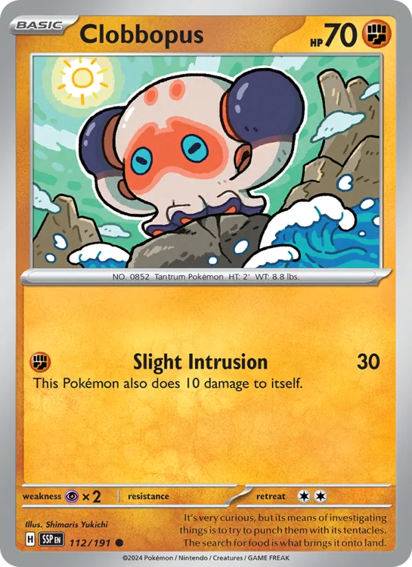 Clobbopus #112 – Surging Sparks card