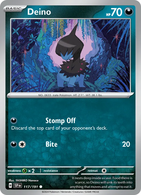 Deino #117 – Surging Sparks card