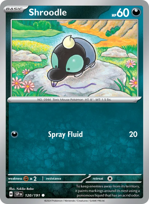 Shroodle #120 – Surging Sparks card