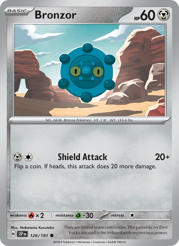 Bronzor #126 – Surging Sparks card