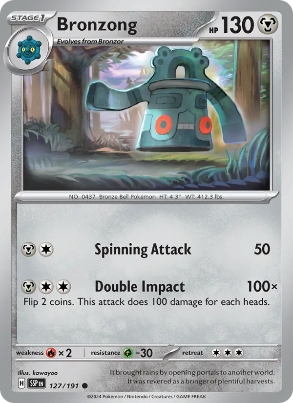 Bronzong #127 – Surging Sparks card