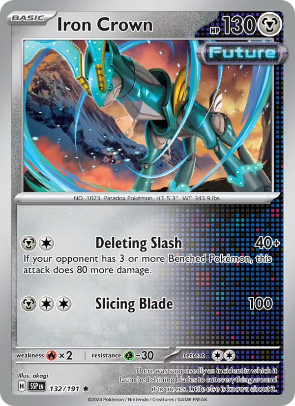Iron Crown #132 – Surging Sparks card