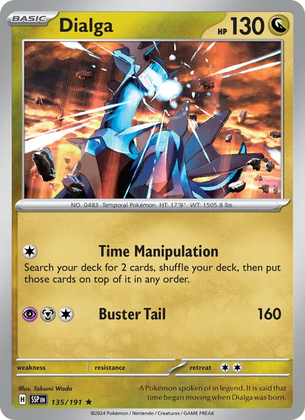 Dialga #135 – Surging Sparks card
