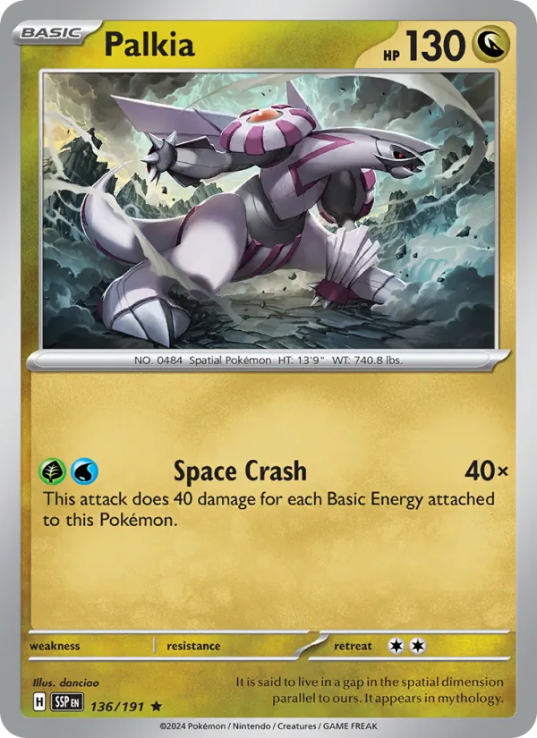 Palkia #136 – Surging Sparks card