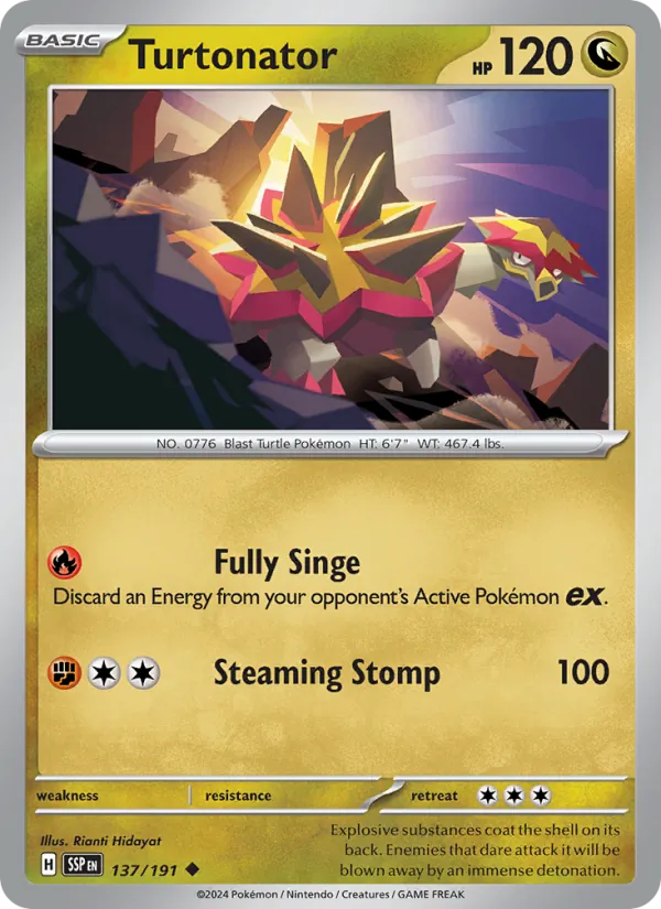 Turtonator #137 – Surging Sparks card