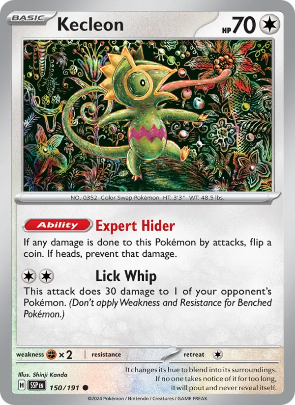 Kecleon #150 – Surging Sparks card