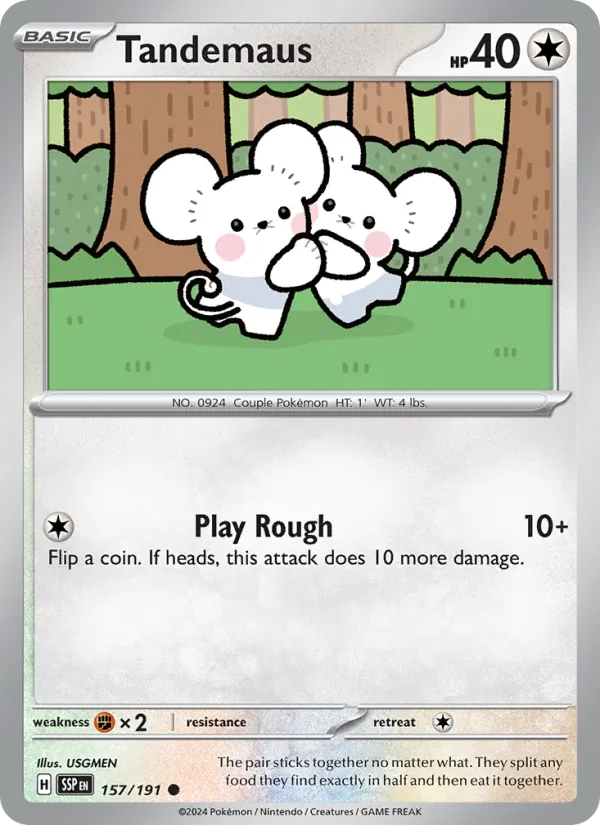 Tandemaus #157 – Surging Sparks card