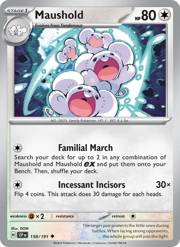Maushold #158 – Surging Sparks card