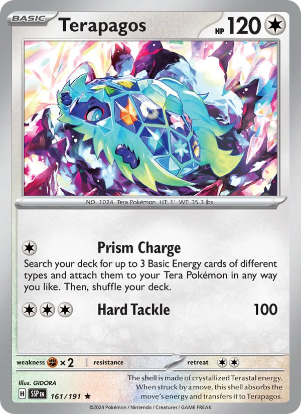 Terapagos #161 – Surging Sparks card