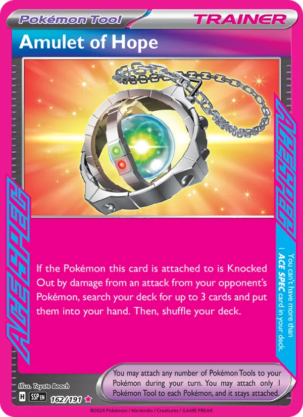 Amulet of Hope #162 – Surging Sparks card