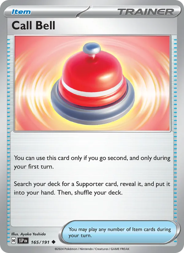Call Bell #165 – Surging Sparks card