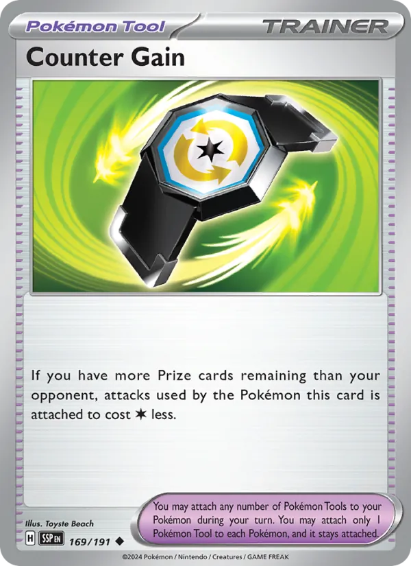 Counter Gain #169 – Surging Sparks card