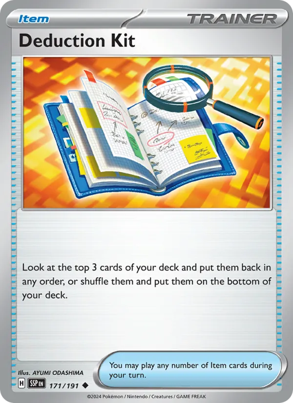 Deduction Kit #171 – Surging Sparks card
