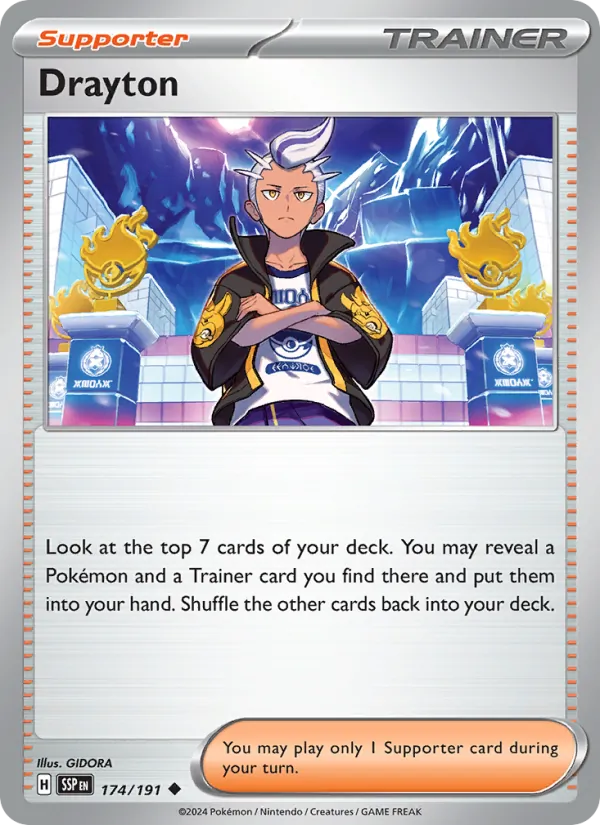 Drayton #174 – Surging Sparks card