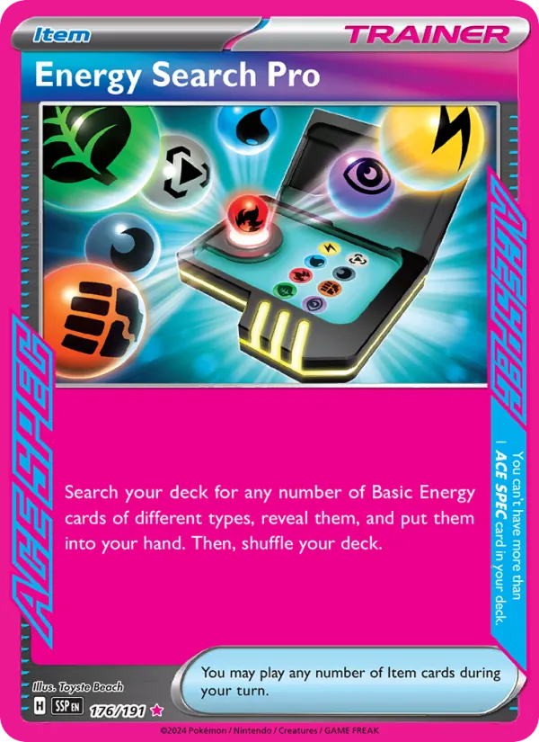 Energy Search Pro #176 – Surging Sparks card