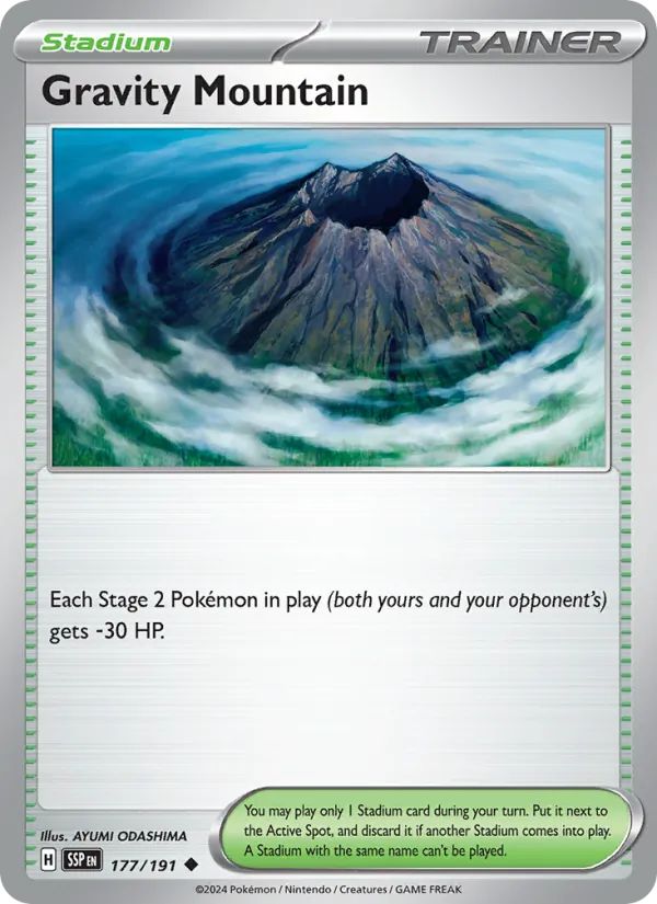 Gravity Mountain #177 – Surging Sparks card