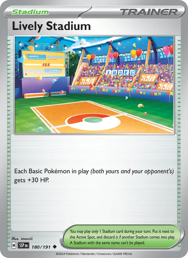 Lively Stadium #180 – Surging Sparks card