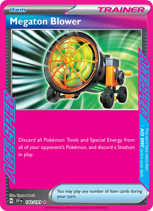 Megaton Blower #182 – Surging Sparks card