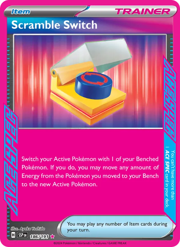 Scramble Switch #186 – Surging Sparks card
