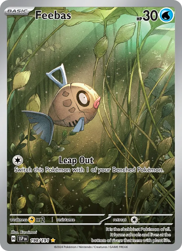 Feebas #198 – Surging Sparks card