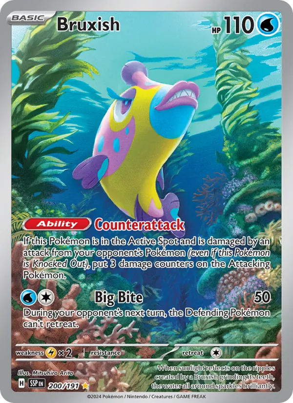 Bruxish #200 – Surging Sparks card
