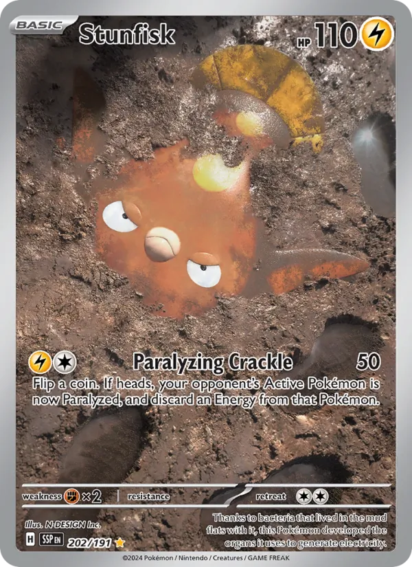 Stunfisk #202 – Surging Sparks card