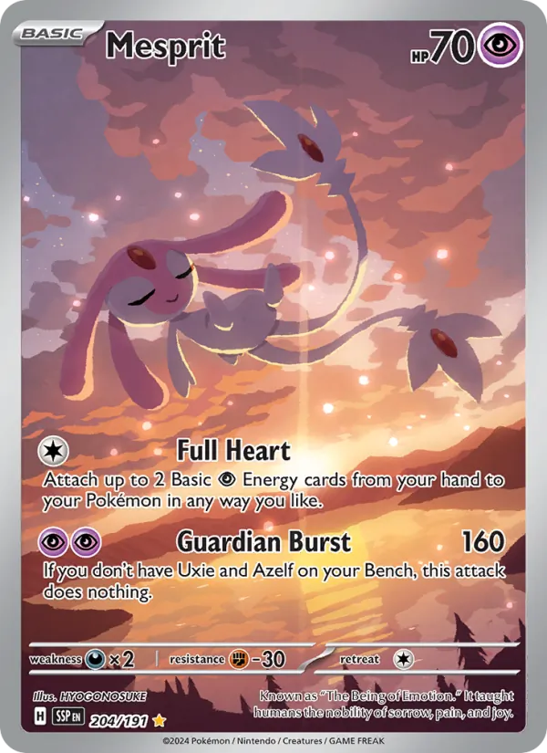 Mesprit #204 – Surging Sparks card