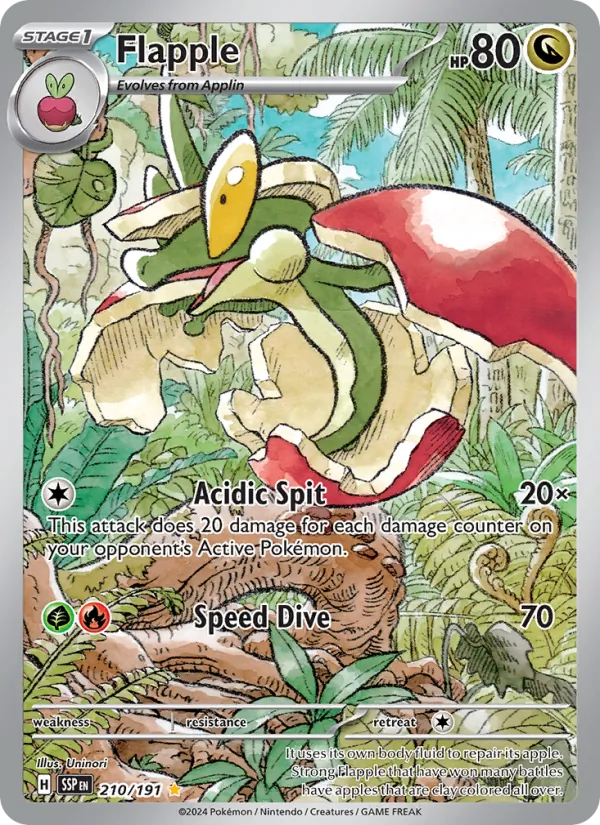 Flapple #210 – Surging Sparks card