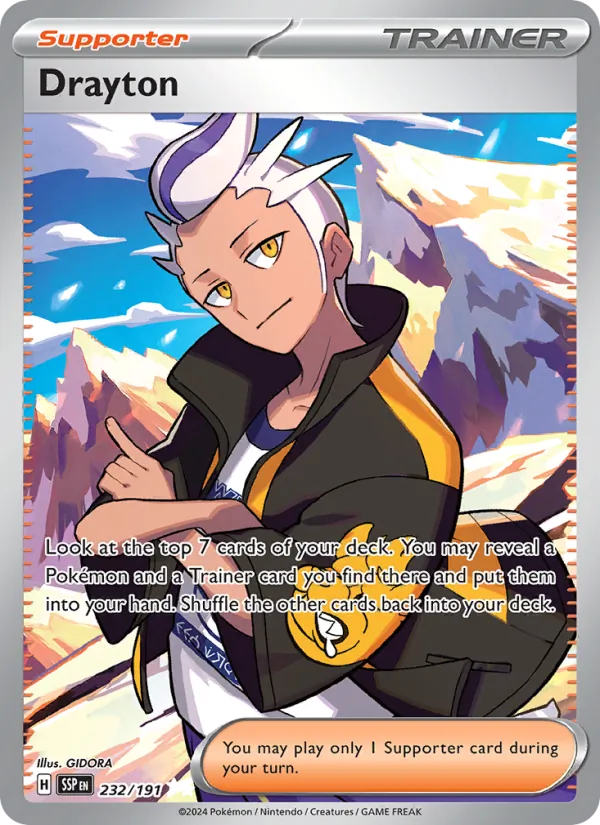 Drayton #232 – Surging Sparks card
