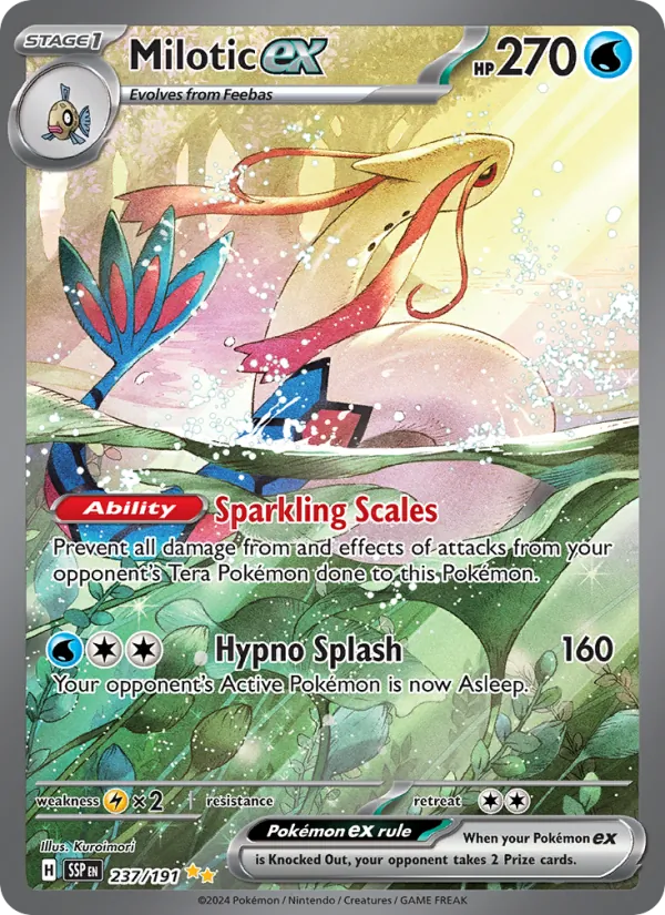 Milotic ex #237 – Surging Sparks card