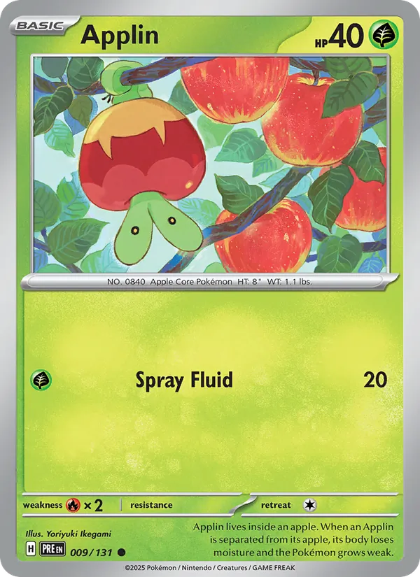 Applin #009 – Prismatic Evolutions card